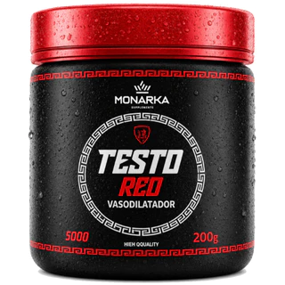 Testo Red - Suplemento Alimentar em Pó - Vasodilatador Pré-Treino para Esportes, Academia e treino