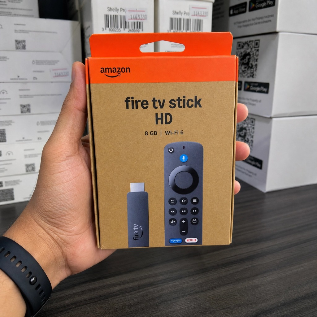 Fire TV Stick HD Amazon Última Geração 8GB Wi-Fi 6 | Controle por