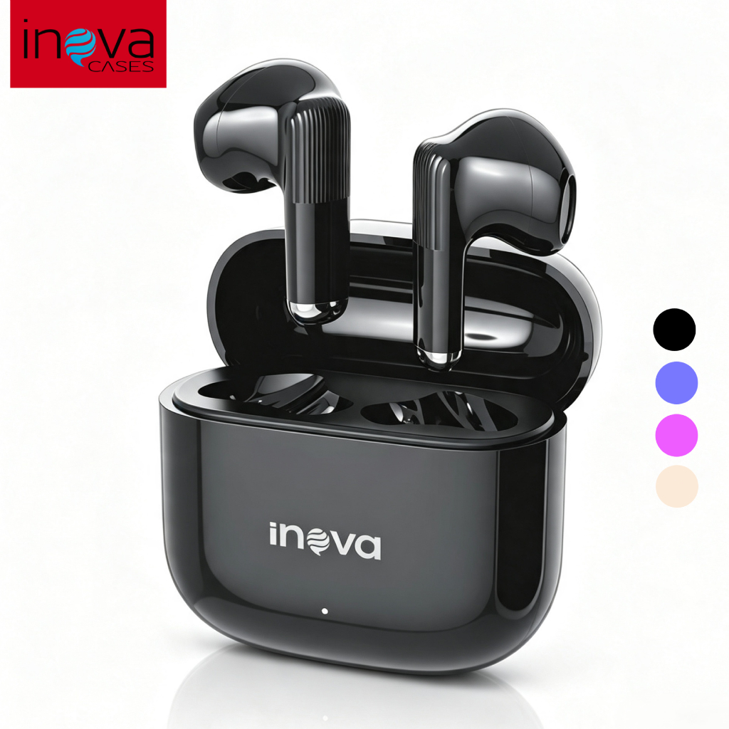 Inova Fones de Ouvido Sem Fio Bluetooth 6.0 com microfone fone tws 9D Stero Fone HiFi 30H Bateria de longa FON-13082B