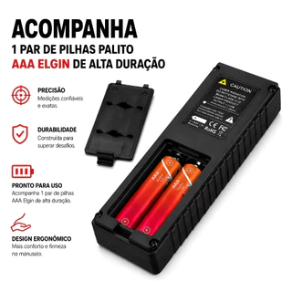 Trena Digital A Laser Profissional até 80m Medidor De Distância Profissional Construção Obra Casa Ap