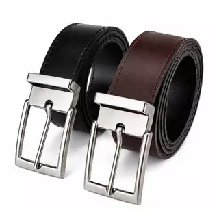 Cintos Masculino Dupla Face Preto/Marrom 120cm Ajustável – Tamanho Único P ao GG