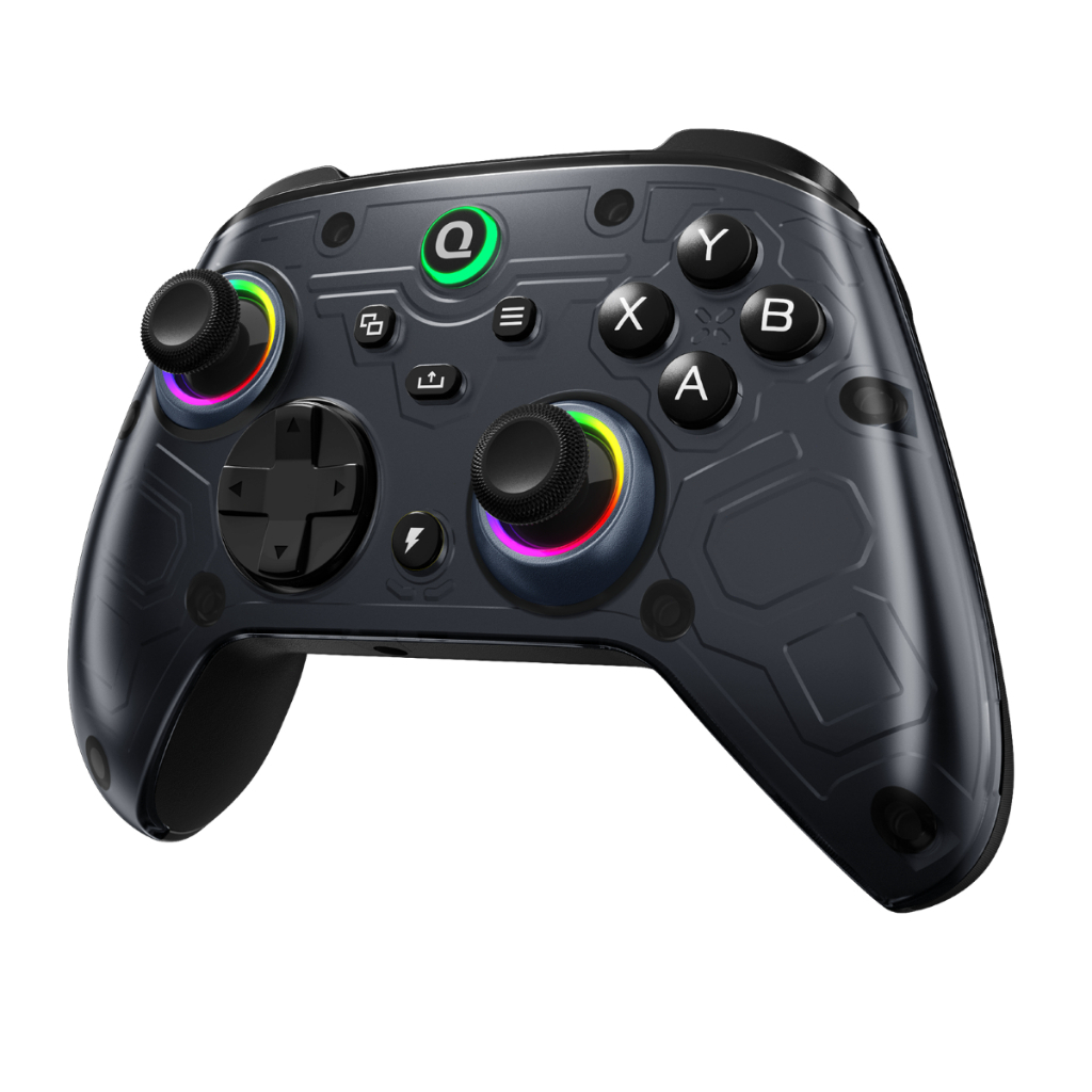 QRD Ferrox M5 Controle Gamer 2.4Ghz Joystick Efeito Hall Anti‑Drift Compatível Xbox Series X/S One PC Switch Celular