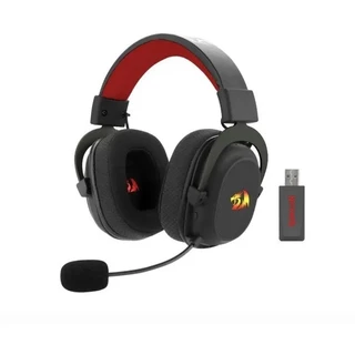 Headset Gamer Redragon Zeus Pro, Wireless, 7.1 Surround, Drivers 53mm, Preto, H510-PRO
