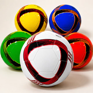 Bola de Futebol Couro Sintético Costurada Grande resistente Tamanho nº 5 Oficial de Campo