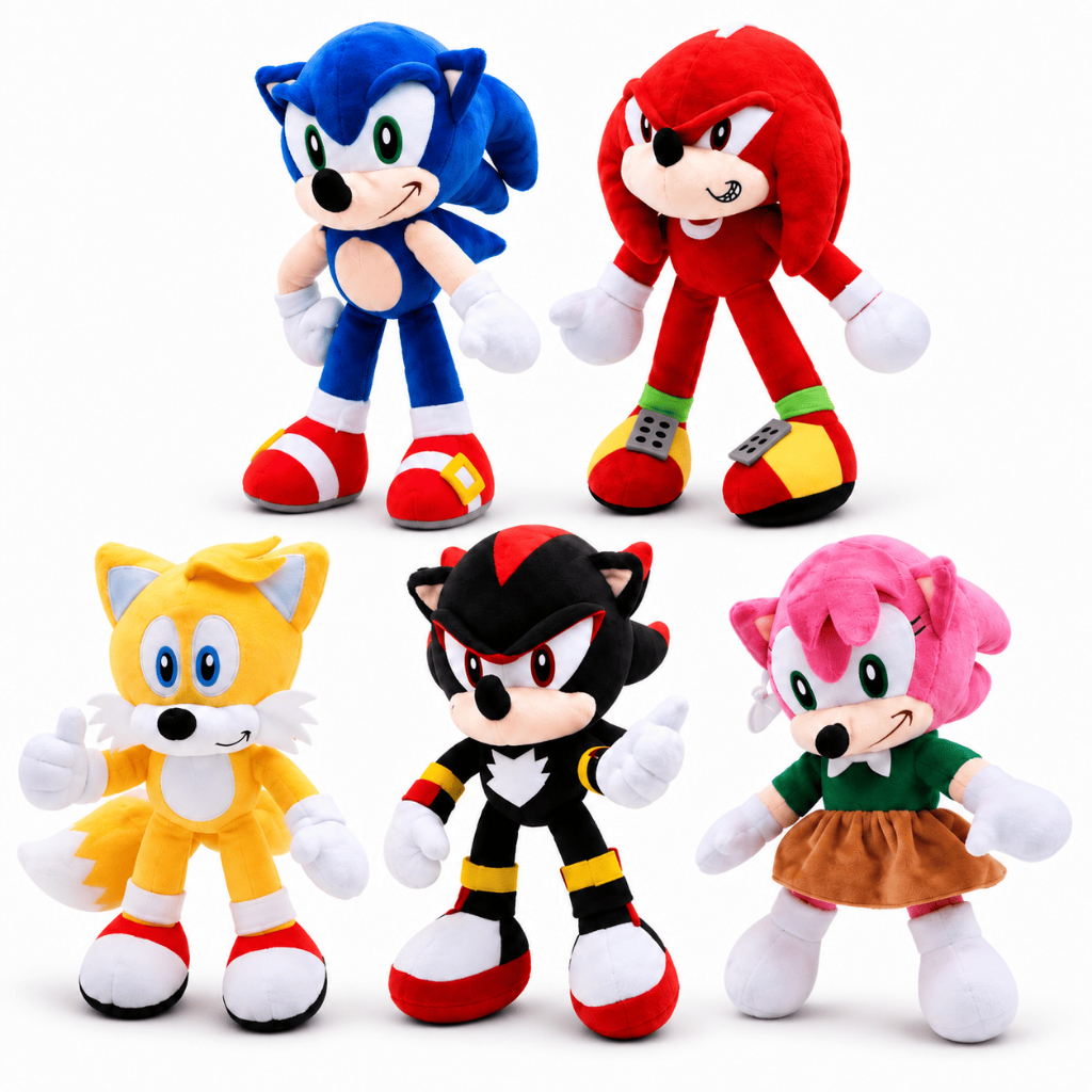 Boneco Pelucia Sonic Coleção Shadow Tails Amy Brincadeira Diversão ...