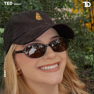 Boné Dad Hat Lavado Unissex Aba Curva Bordado CARAMELO | Linha TED HAT LANÇAMENTO 2027