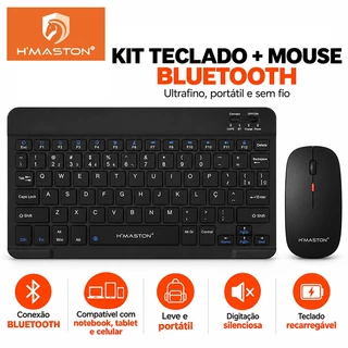 Wireless Bluetooth Keyboard and Mouse Kit Tablet Cell Phone Bluetooth Portable Compatible with Android iOS Windows JP108