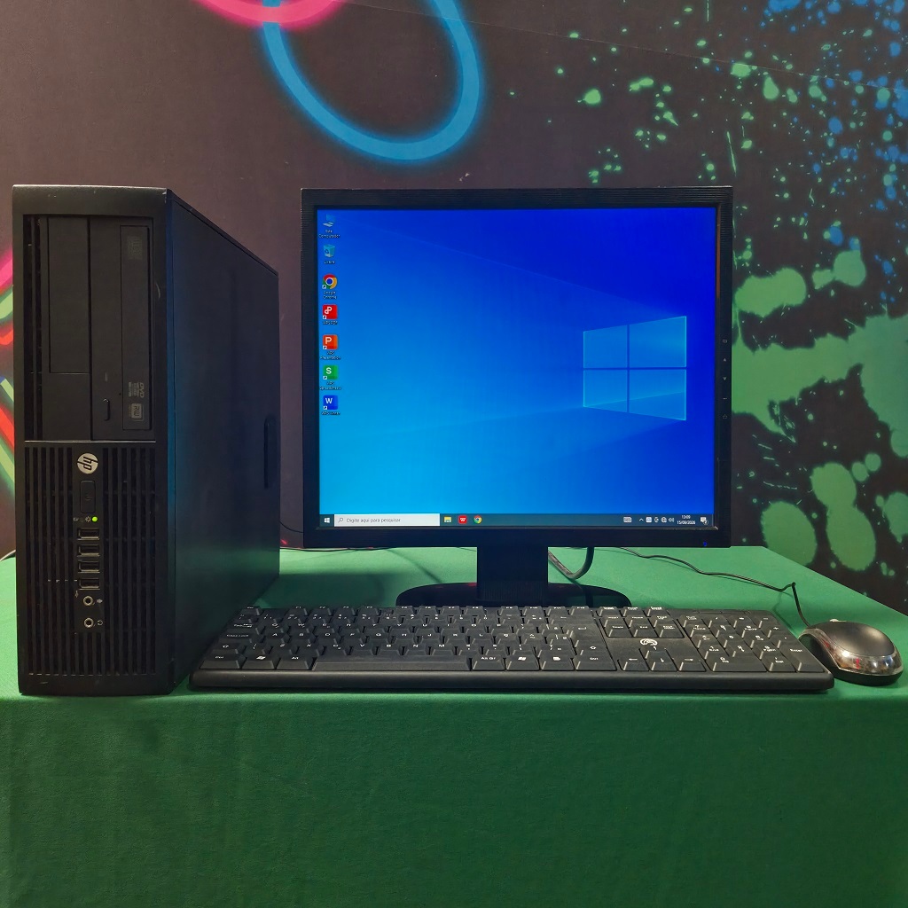 Computador Completo HP Intel i3 Com 8gb ram Ddr3 HD 500gb Sata