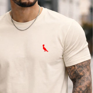Camiseta Reserv Premium Minimalista Algodão Conforto Luxo Casual Top