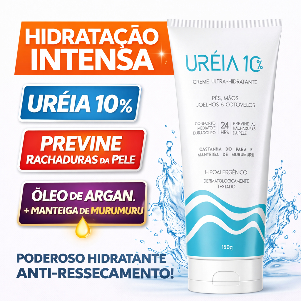 Creme Hidratante Ureia 10% 150g Demazon Kit 1 2 ou 3 Unidades Para Pele ...