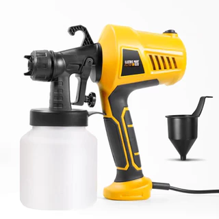 Pistola Elétrica reservatorio de 1L Para Pintura Pulverizador de Tinta com Bico de Metal e Compressor 110v