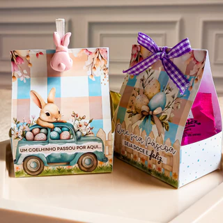 10/20/30 Caixinhas de Feliz Páscoa - Para 01 bombom/docinho/Chocolate - Brinde/Mimo/Lembrancinha - Doce Páscoa em Oferta na Shopee