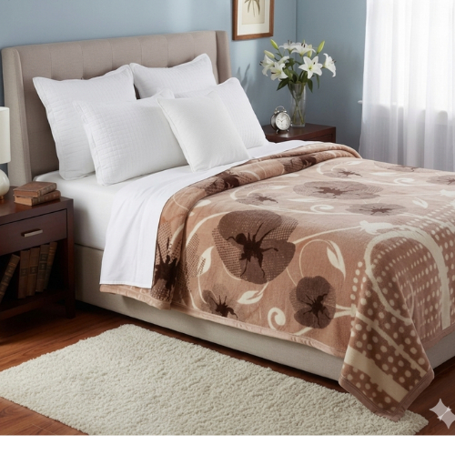 Cobertor Casal Jolitex/Dyuri Ternille Nilo Bege 180x220cm | Shopee
