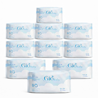 Kit 20 Toalhas Umedecidas GIO BABY 100 Folhas 98% Água 19x13 em Oferta na Shopee