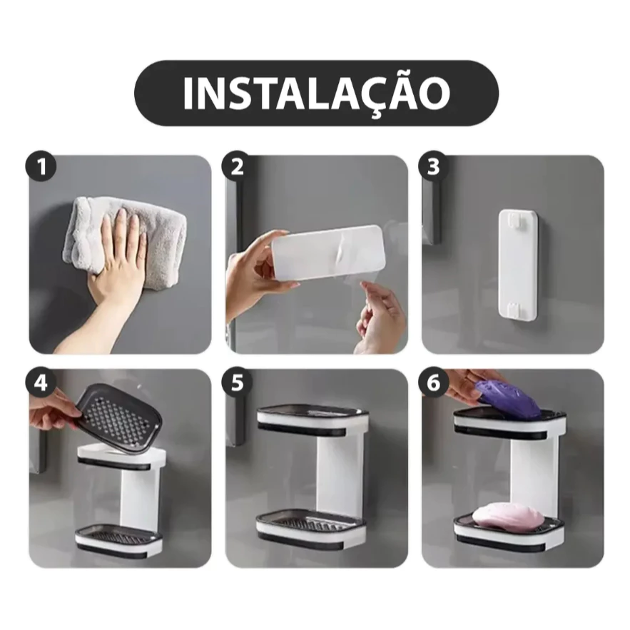 Instalada na parede