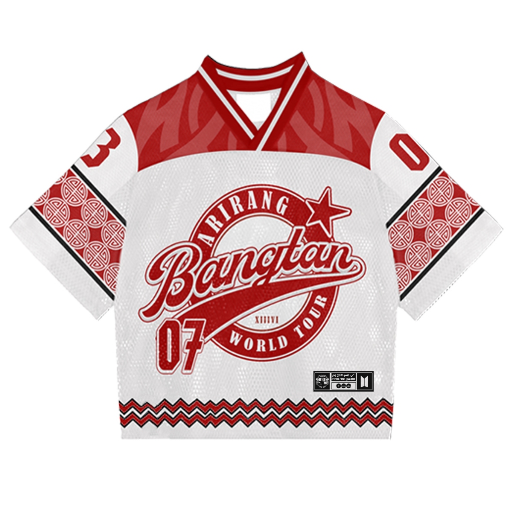 KPOP BTS 2026 BANGTAN WORLD TOUR ARIRANG Merch Jersey Camiseta