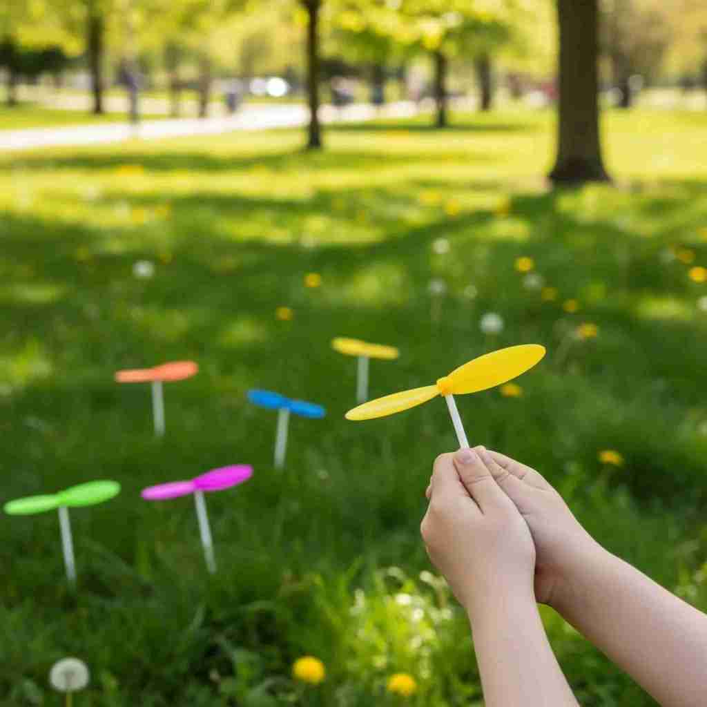 Crianças brincando ao ar livre sob a luz do sol, lembrando as tardes de infância nos anos 90