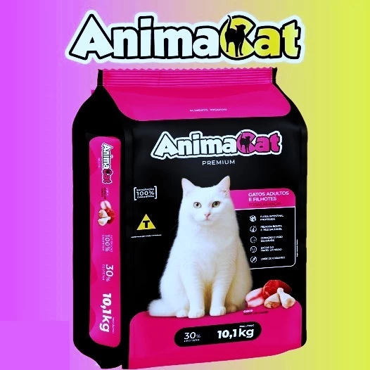 Imagem do produto ANIMACAT RAÇÃO PREMIUM PARA GATOS ADULTO E FILHOTE 10KG no catálogo Master Pet