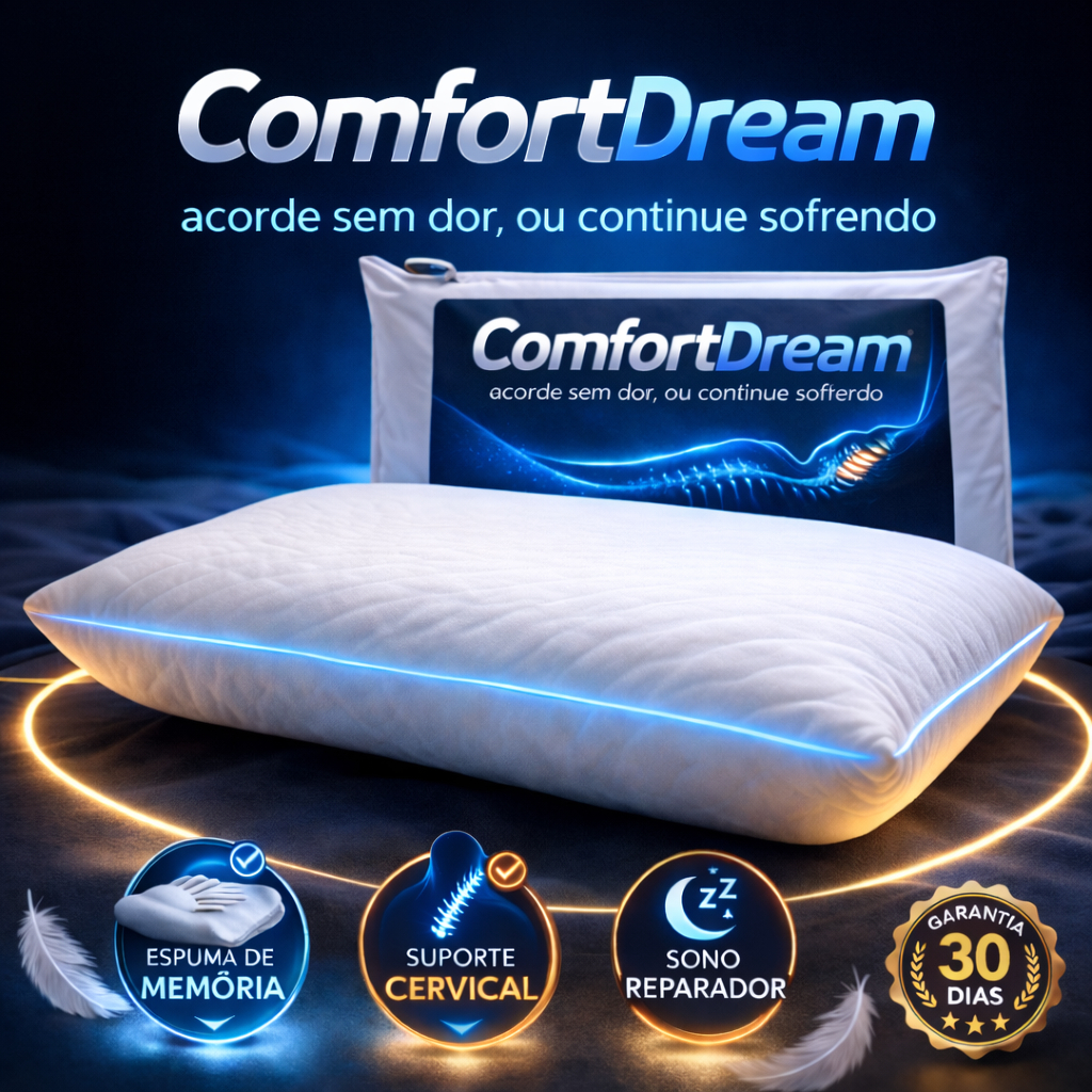 Travesseiro Viscoelástico NASA Anti Dor Coluna Pescoço Não Esquenta ...