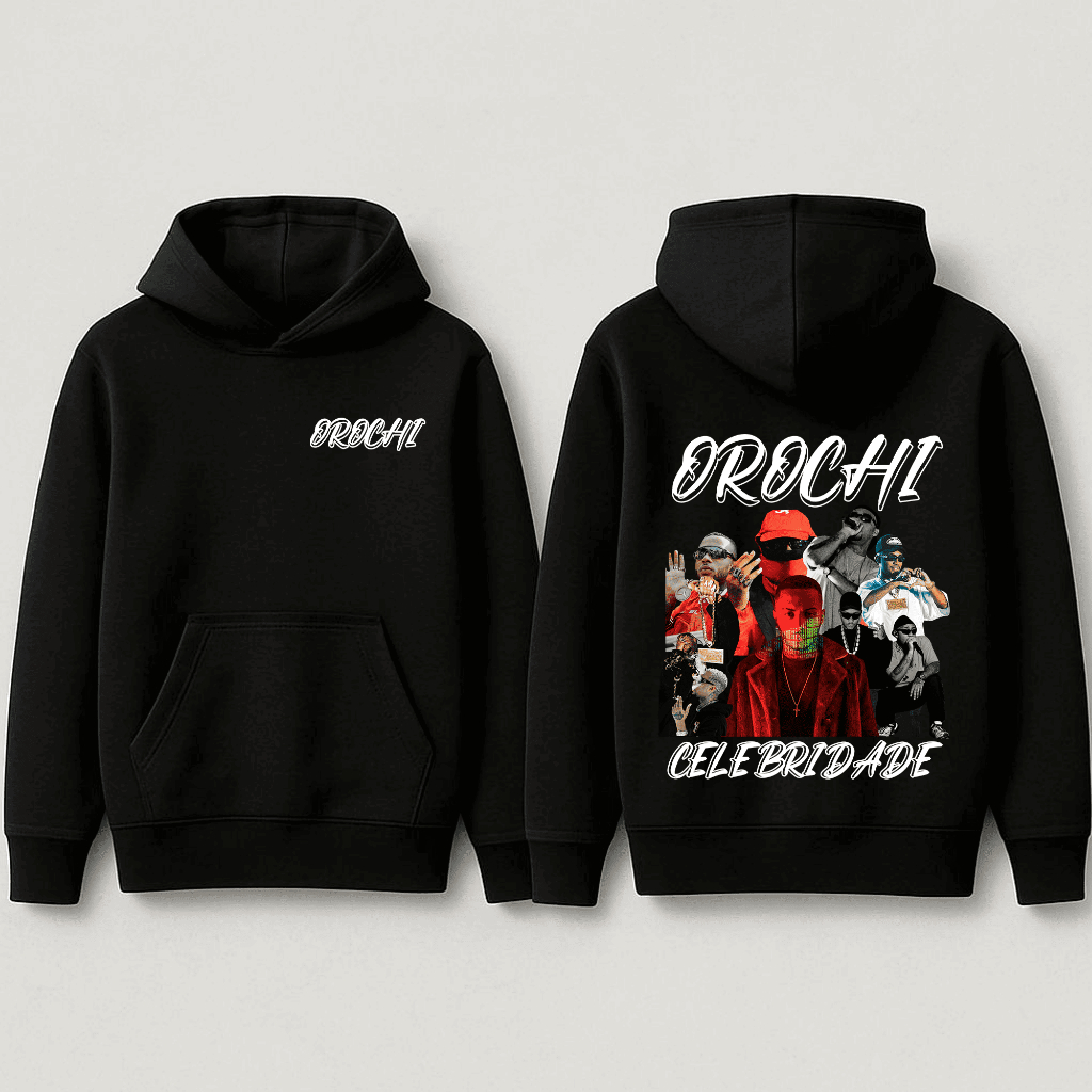 Blusa Moletom Orochi Celebridade Album Rapper Rap Streetwear