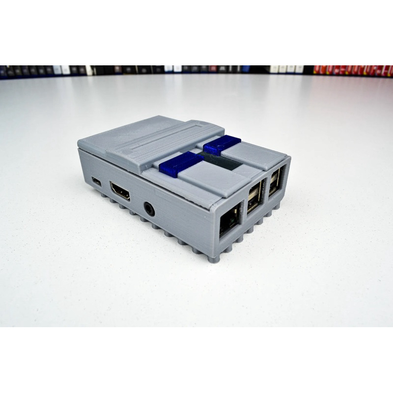 Case Raspberry PI 3/4B Retro SNES | Shopee Brasil