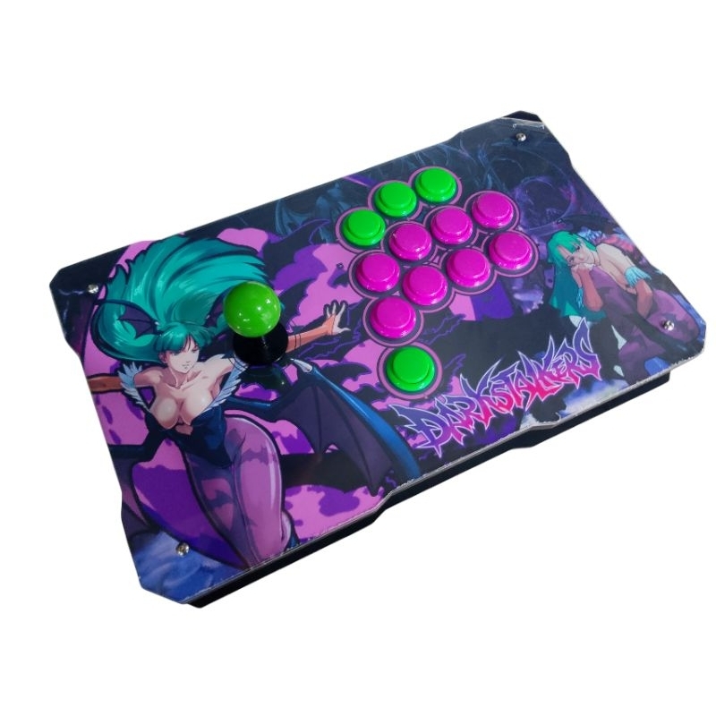 Controle Arcade Joystick + HITBOX/ CROSSUP/WASD para PC / PS4