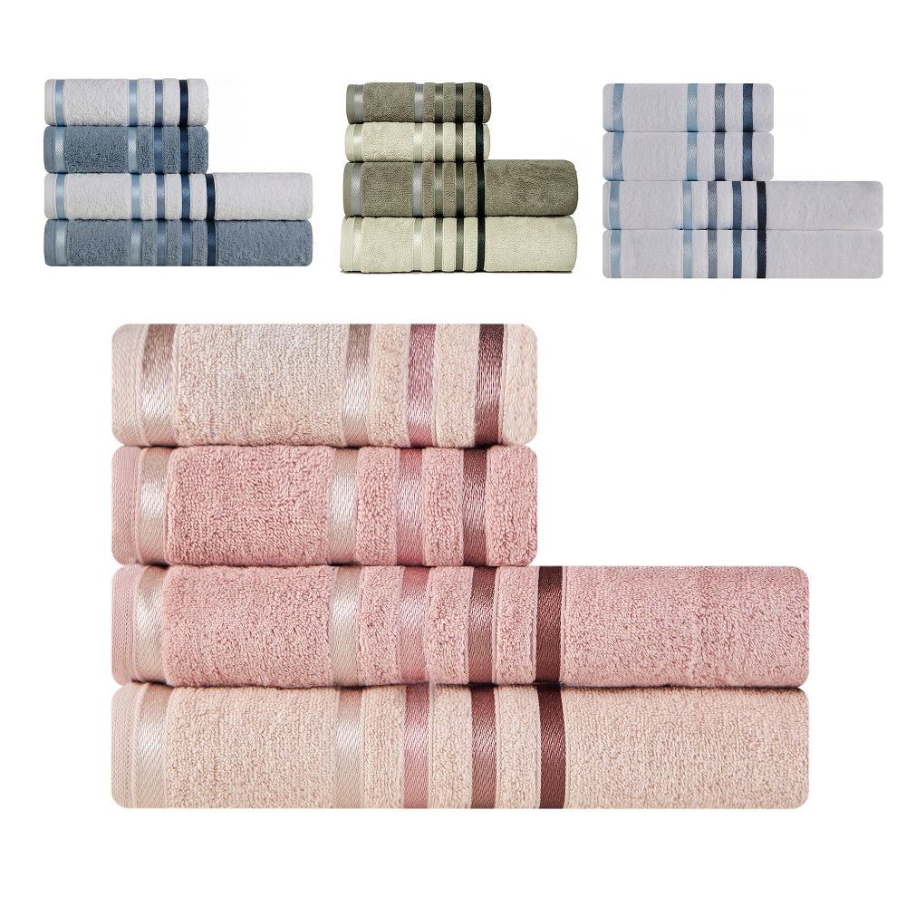 Kit 4 Toalhas de Banho Pop 100% Algodão Salão Manicure SPA 68x113cm BF Casa Marcotex
