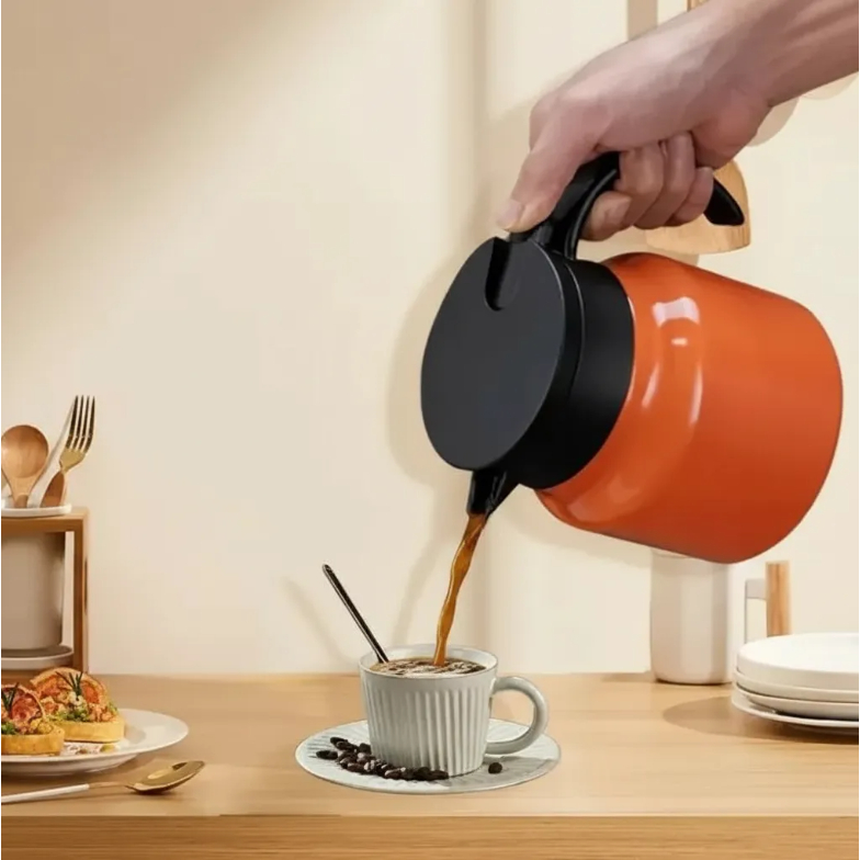 Bule garrafa chaleira termica com infusor de chá café água q