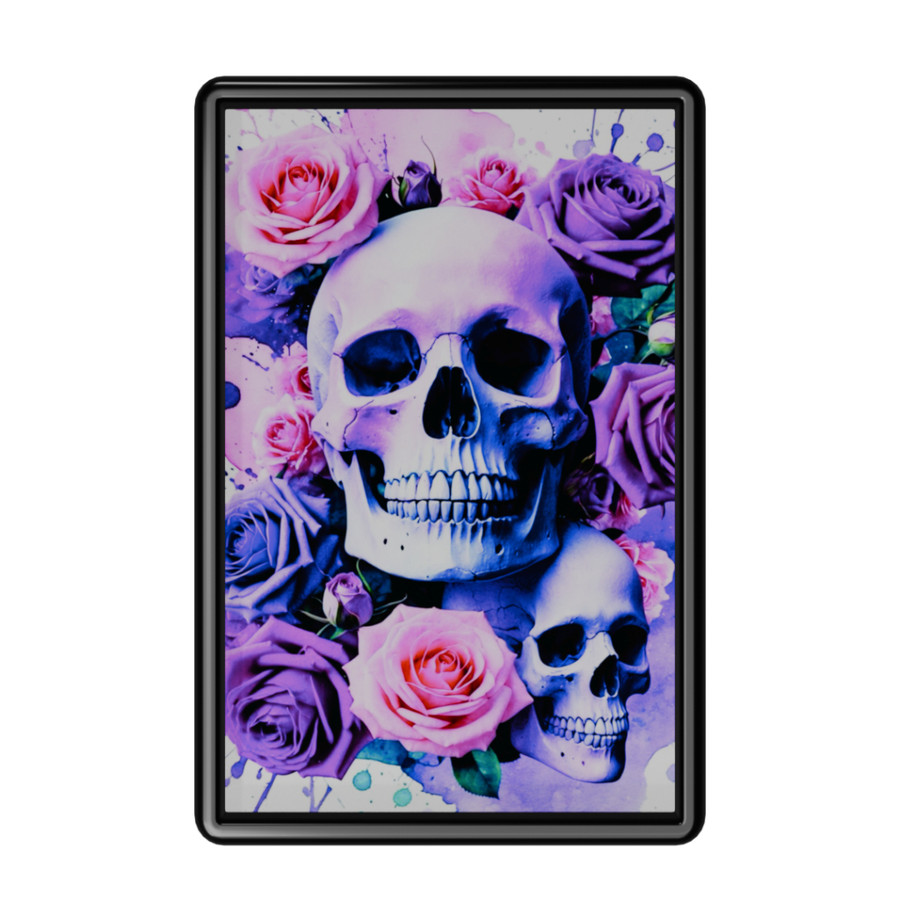Kit de Quadros Caveiras Skulls Com moldura 30X20cm para decoração e coleção