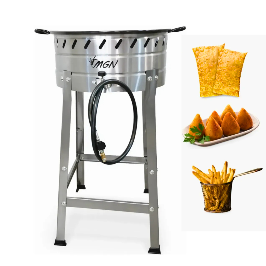 Fritadeira Industrial Inox 10l Pastel Batata Kibe Porção Coz
