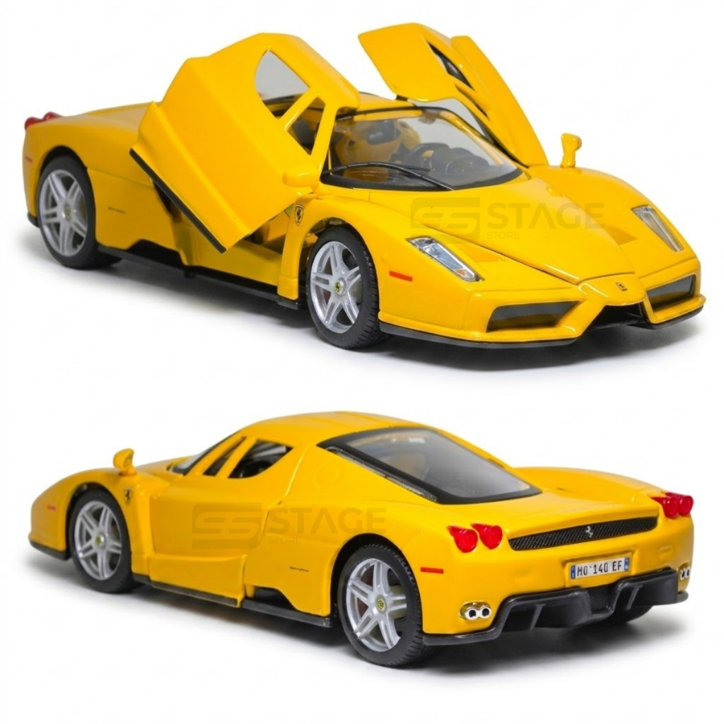Miniatura De Ferro Ferrari Enzo Ferrari 18cm 1/24 Bburago | Shopee