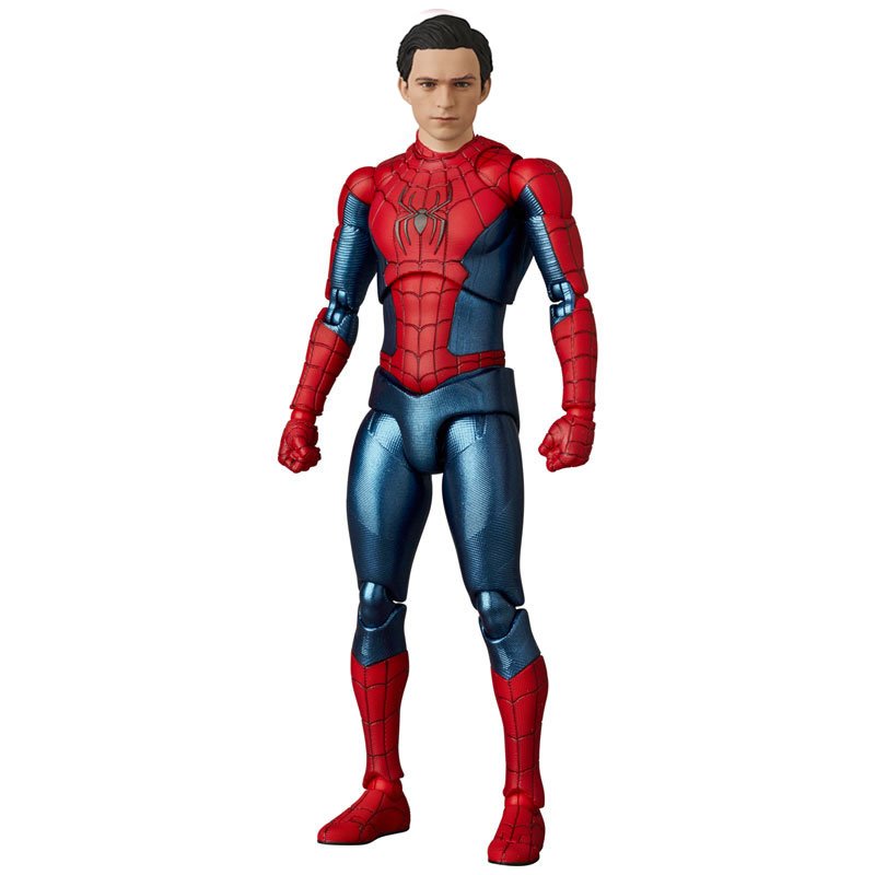 Boneco Spider-man Mafex #262 No Way Home Red And Blue | Shopee Brasil