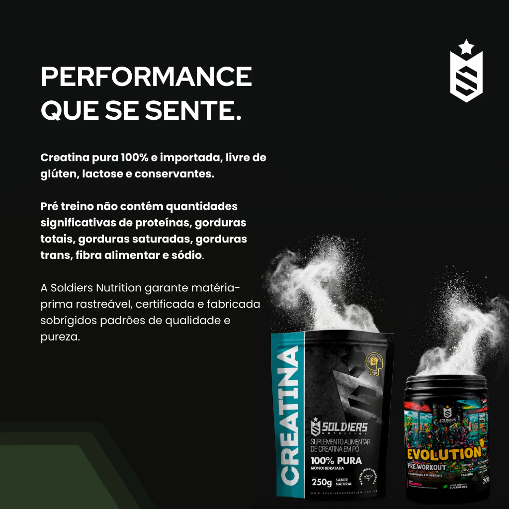 Pré-Treino Evolution Soldiers Nutrition