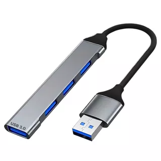 Adaptador USB 4 em 1 Hub USB 3.0 com 4 Portas Expansor USB Alta Velocidade para Notebook PC