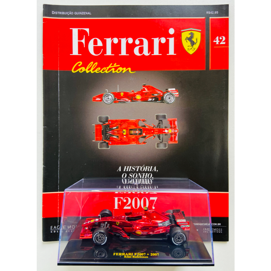 Miniatura Ferrari F2007 - Kimi Haikkonen - World Champion 2007