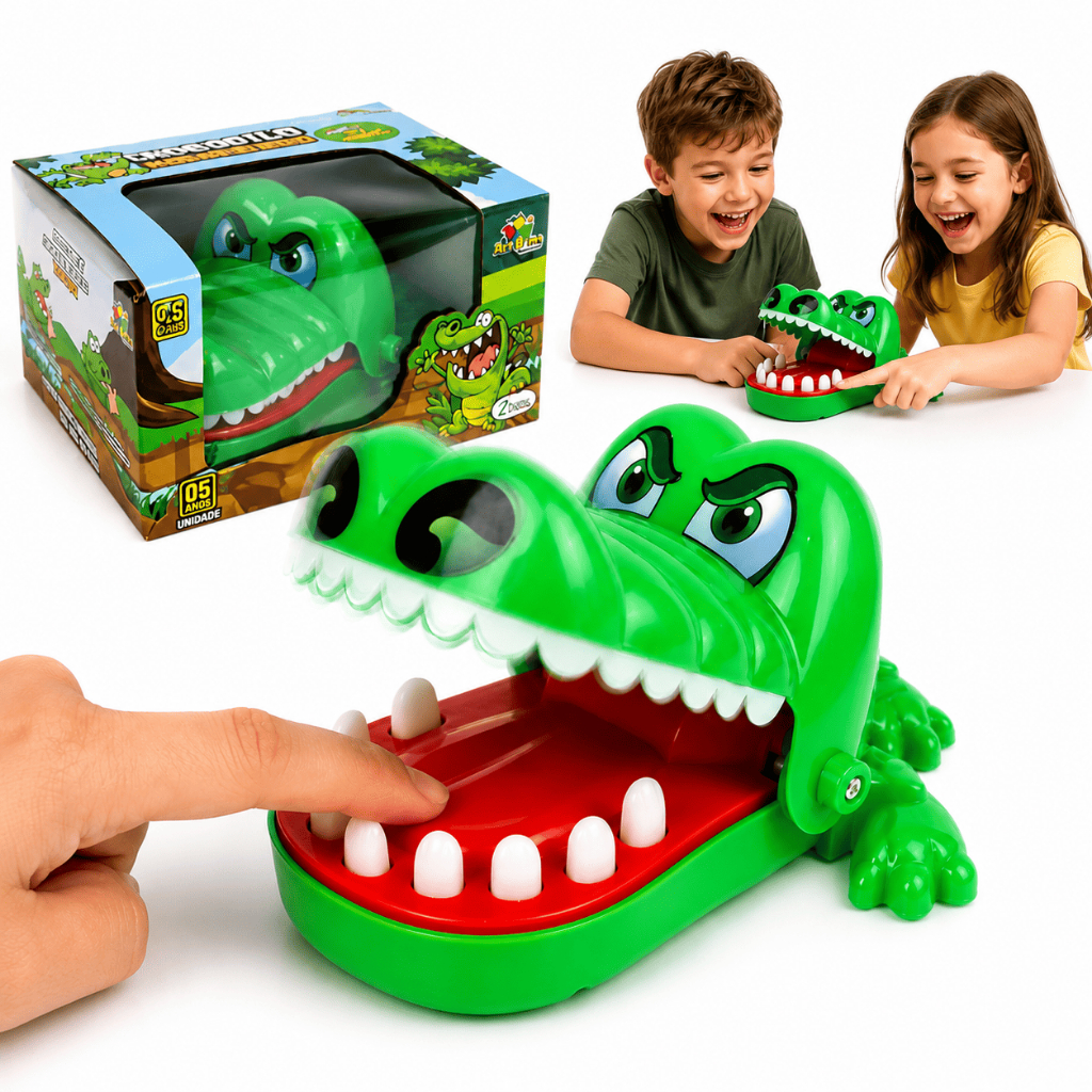 Brinquedo Jacaré Morde Dedo Crocodilo Dentista Infantil Jogo de Mesa Aperta o Dente Divertido Presente para Crianças