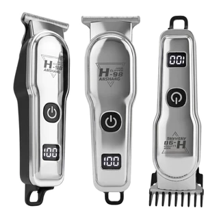 Máquina de Cortar Cabelo e Barba UltraMax ULT-817 Aparador Sem Fio com Display LCD e USB Tipo-C