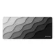 Mouse Pad Gamer Extra Grande 90x40 Deskpad Ergonômico Speed Preto Cinza Onda Degradê Titorion