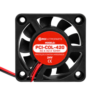 Microventilador 40x40x10mm 24V Cooler Ventoinha