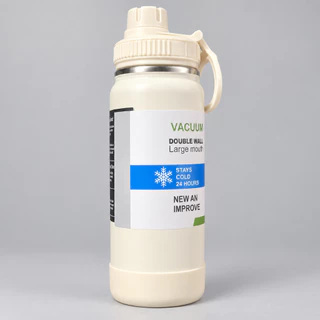 Garrafa Térmica com CAPA Protetora 600ml 800ml 1000ml Espacial Quente & Frio Com Isolamento De Inox Grande Capacidade