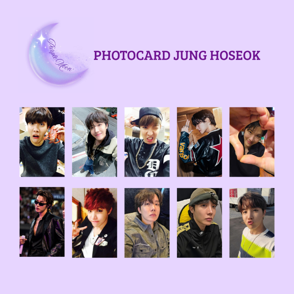Photocard j-hope (feito por fã)