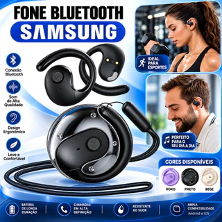 Fone De Ouvido Sem Fio Bluetooth 5.4 Com Gancho Auricular Ergonômico E Design Antiqueda E Som Imersivo