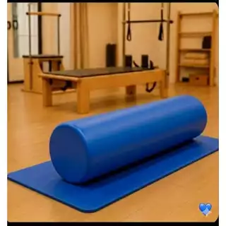 Rolo Posicionador Ortopédico 17cm x 60cm Fisioterapia Exercício Massagem + Capa Removível