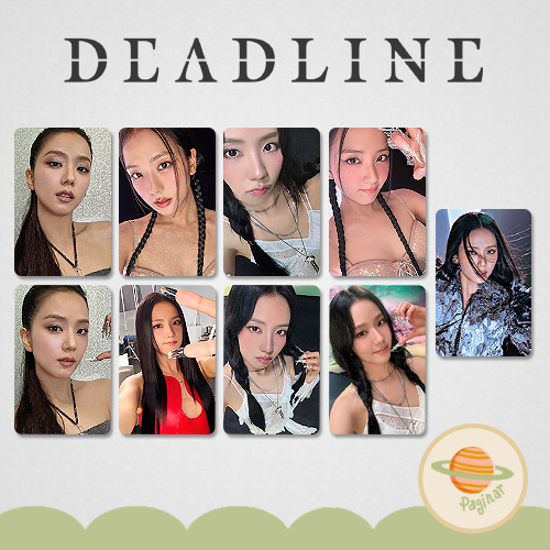Blackpink Deadline photocard fanmade - Rosé, Lisa, Jennie, Jisoo