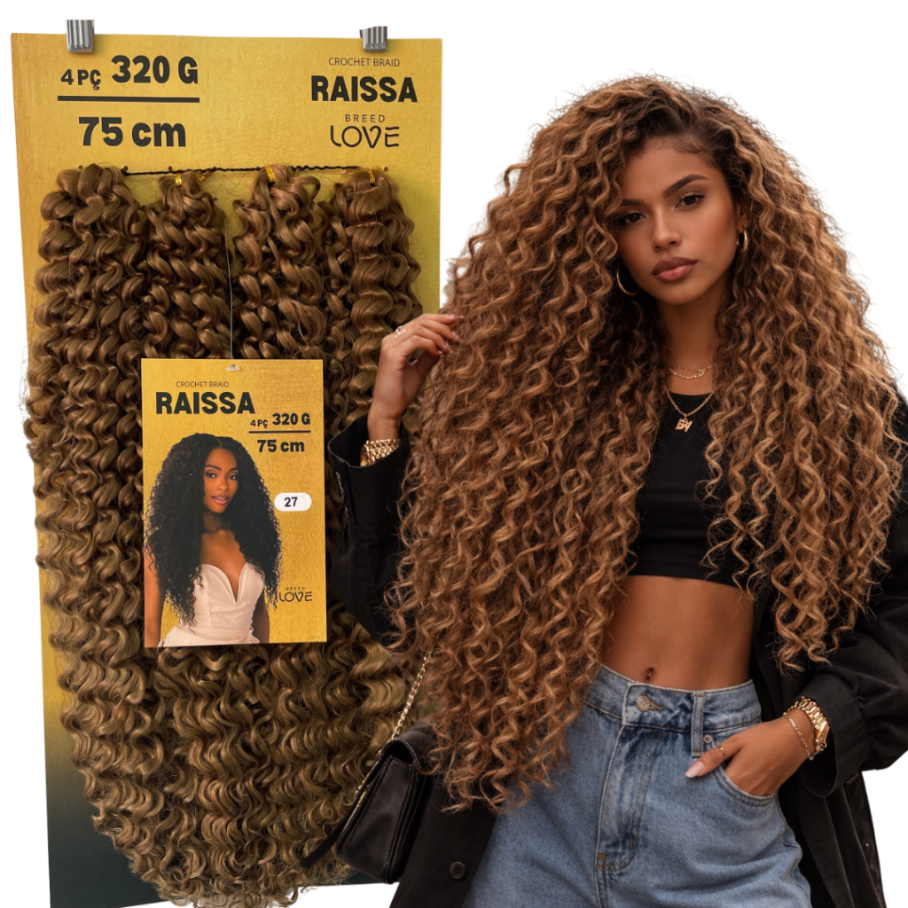 Cabelo Cacheado Raissa 75cm 320g Bio Crochet Braid | Shopee Brasil