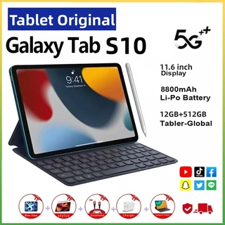 【Teclado+mouse grátis】Hancdon Galaxy Tablet S10 PRO 12GB+512GB | Tela 11.6" FHD+| Câmera 48MP+24MP | Android 14 |WIFI 5G 【Teclado+mouse grátis】Hancdon Galaxy Tablet S10 PRO 12GB+512GB | Tela 11.6" FHD+| Câmera 48MP+24MP | Android 14 |WIFI 5G