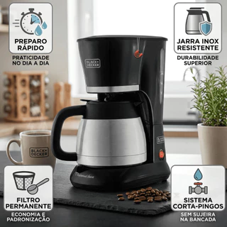 Cafeteira Elétrica 110v Jarra Pequena Em Inox Portátil em Oferta na Shopee