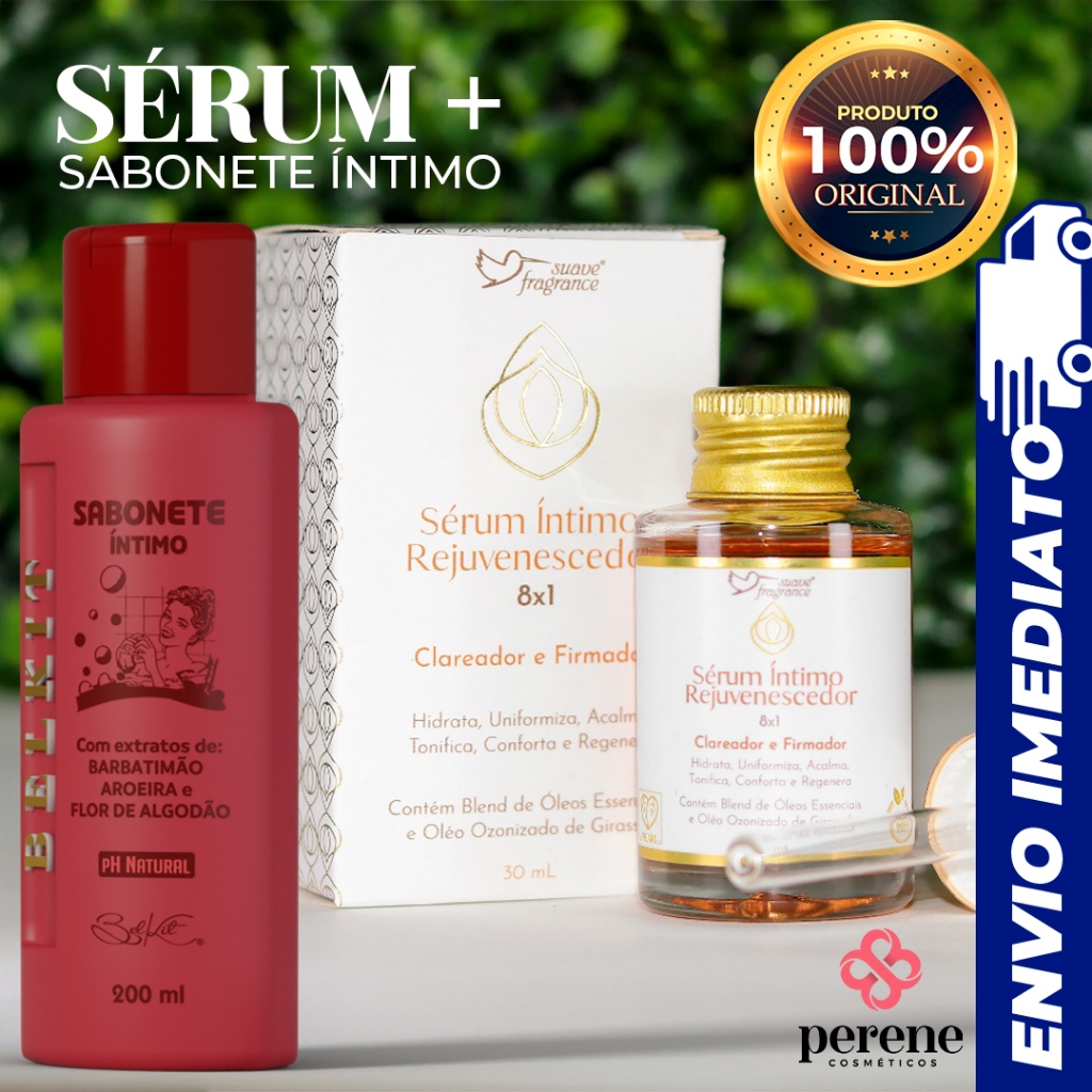 Sérum Íntimo Rejuvenescedor 8x1 30mL | Shopee Brasil