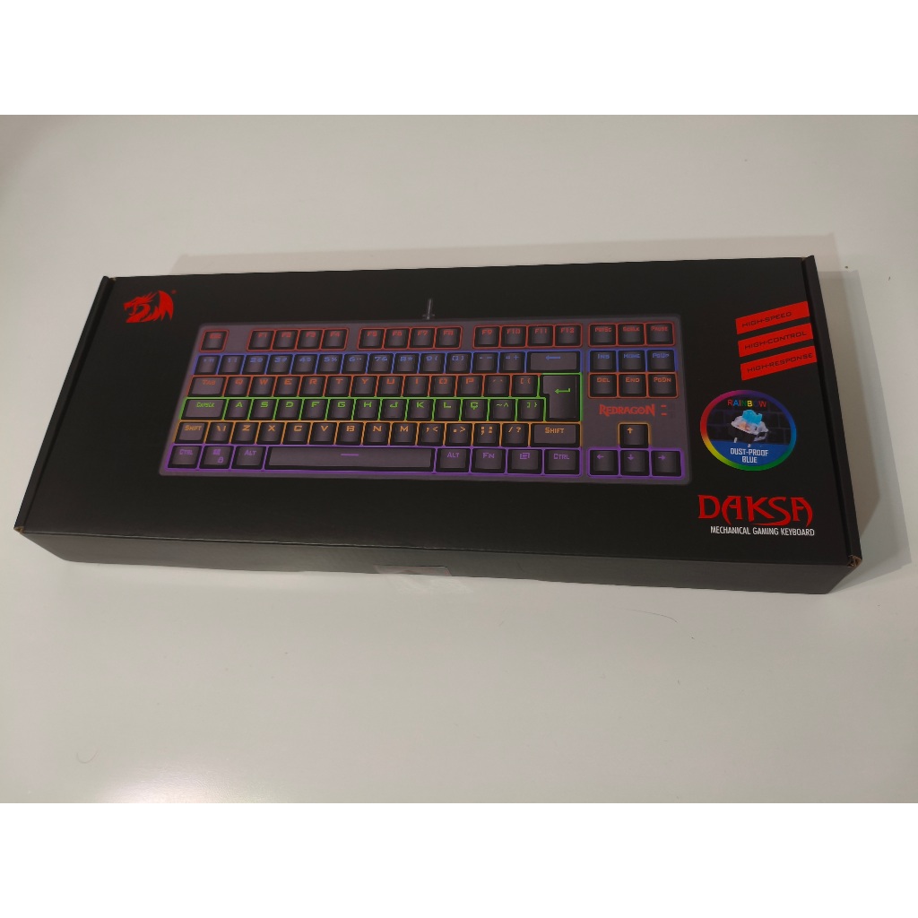 Teclado Mecânico Redragon Daksa - Modelo: K576R-1 (ABNT2) | Shopee