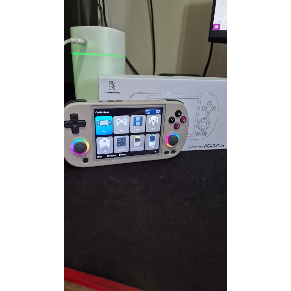 ANBERNIC RG 406H 256G 8000 Jogos Console De Portátil Tela IPS De 4